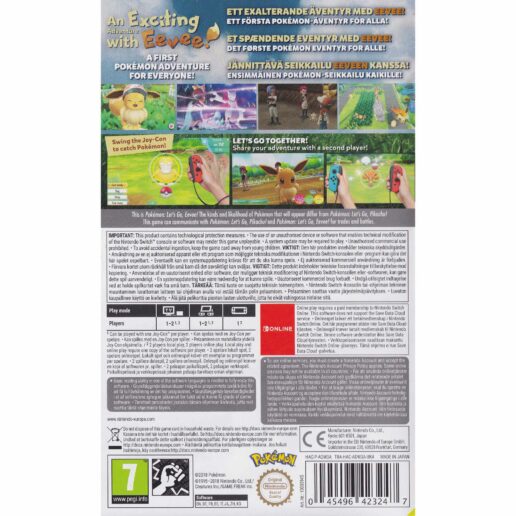 Pokemon Lets Go Eevee Nintendo Switch Nordic