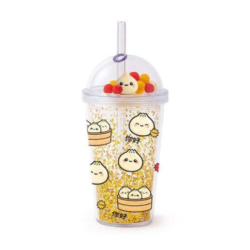 Bao House Bao Bun Foodiemals straw cup 380ml