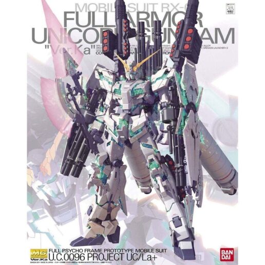 Gundam UC RX-0 Full Armor Unicorn Gundam Ver. Ka Mobile Suit Model Kit MG 1/100