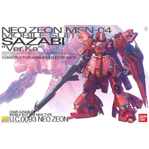 Mobile Suit Gundam Chars Counterattack MSN-04 SAZABI ver KA Model Kit figure