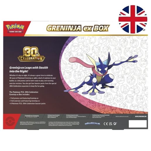 English Pokemon 30 Anniversary Sylveon / Greninja assorted Card Game blister