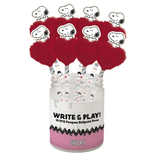 Peanuts Snoopy set of 10 pompom pens