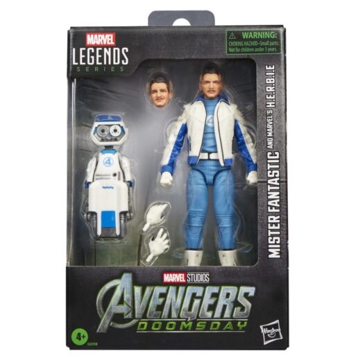 Marvel Legends Series Avengers Doomsday Mister Fantastic and Marvels H.E.R.B.I.E. figure 15cm