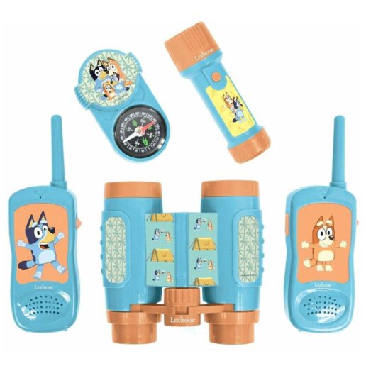 Bluey Adventure set walkie talkies + binoculars + compass