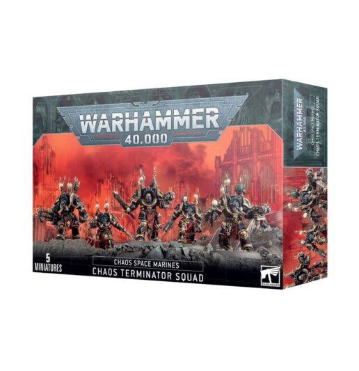 Warhammer 40K Chaos Space Marine Chaos Terminator Squad Warhammer 40K Chaos Space Marine Chaos Terminator Squad