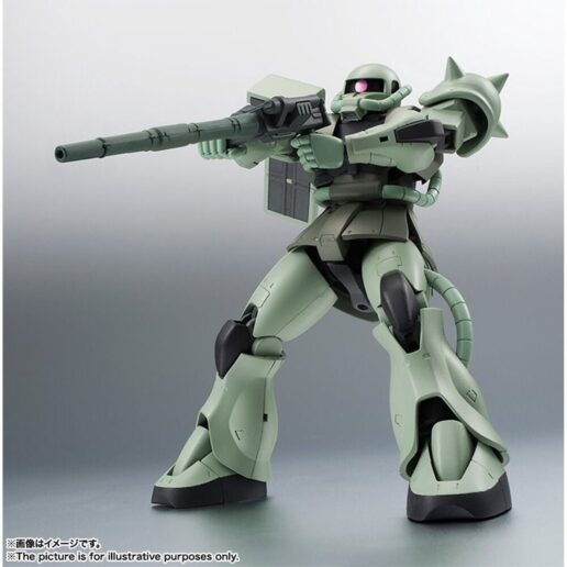 Mobile Suit Gundam Robot Spirits MS 06 Zaku ver ANIME Reissue figure 12,5cm