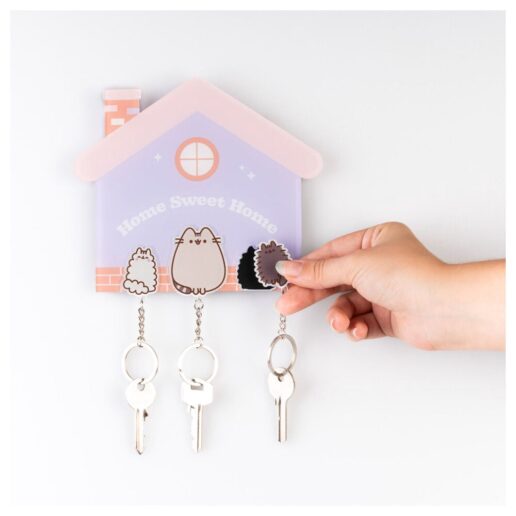 Pusheen key holder with keychain