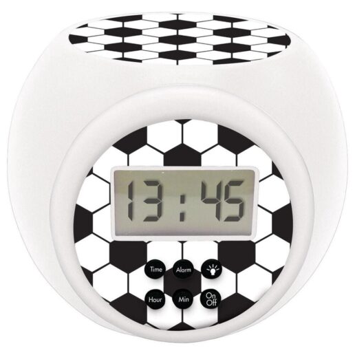 Soccer projector alarm clock