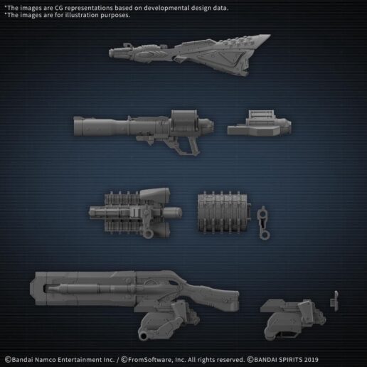 30MM Option Parts Set Armored Core VI Fires Of Rubicon Weapon Set 09 Accessory Set