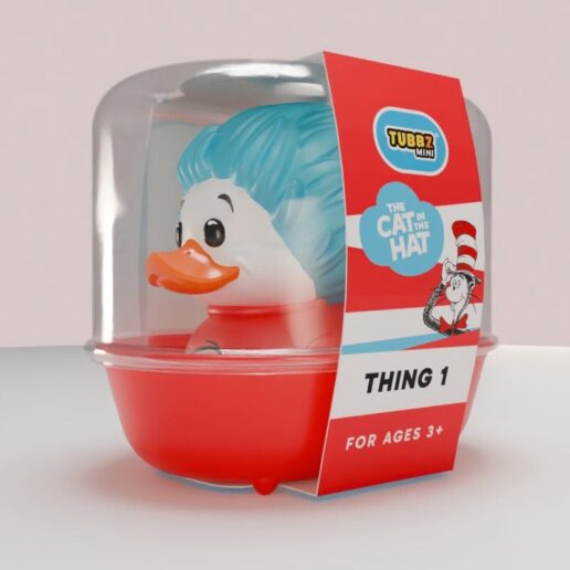 The Cat in the Hat Thing 1 Rubber duck figure 5cm