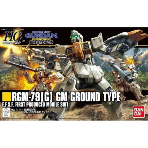 Gundam The 08th MS Team RX-79G Gundam Ground Type Mobile Suit Model Kit HG 1/144
