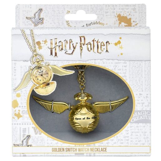 Harry Potter Golden Snitch watch necklace