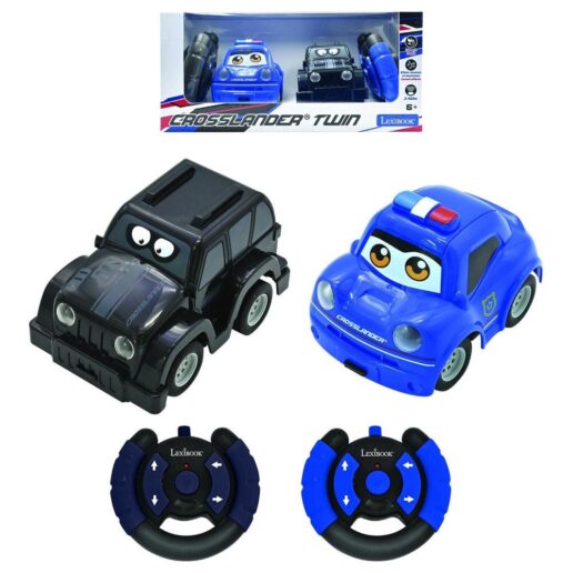 Crosslander Twin police and thief remote control car set