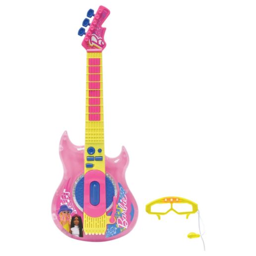 Barbie light-up electronic guitar with microphone