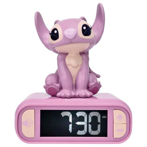 Disney Stitch 3D night light digital alarm clock