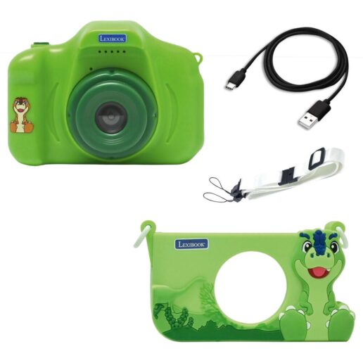 Dinosaur Kids digital camera with protective cover