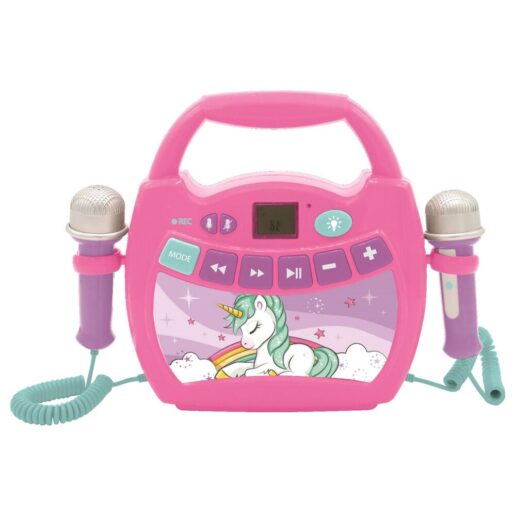 Unicorn Bluetooth speaker with microphone and light