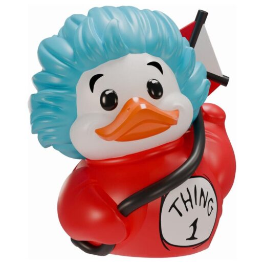 Thing 1 The Cat in the Hat rubber duck figure 9cm