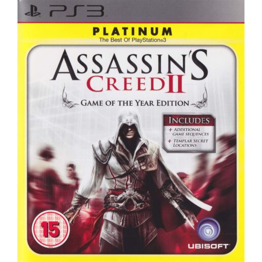 Assassins Creed II Game of the Year Edition Playstation 3 PS3 Platinum (Begagnad)