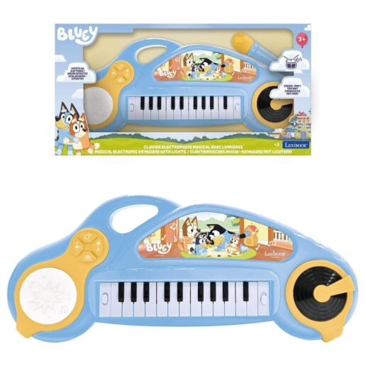 Bluey electronic keyboard with lights