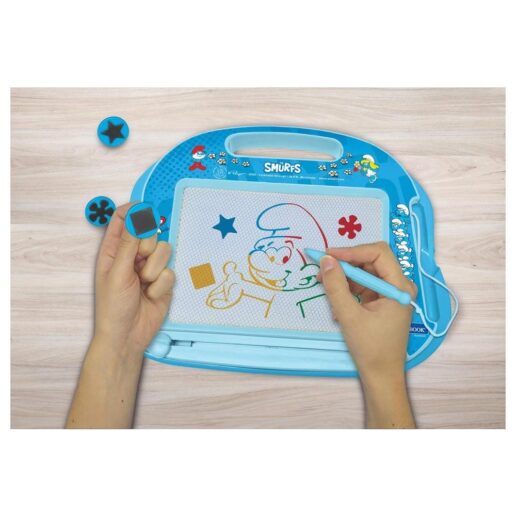 Smurfs magnetic drawing board