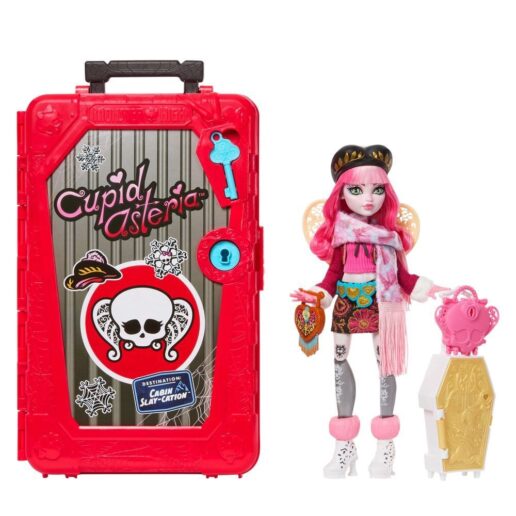 Monster High Skulltimate Secrets Cupid Asteria doll and wardrobe