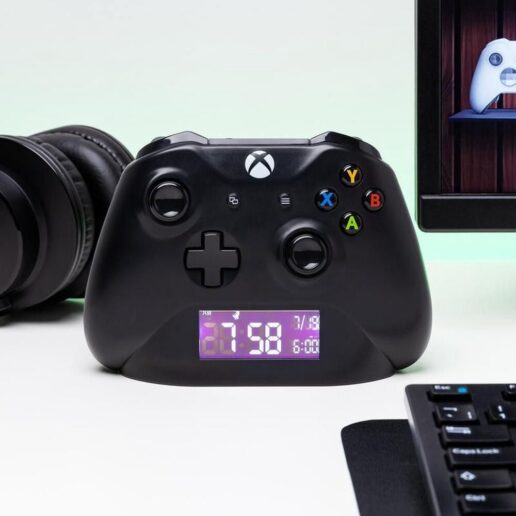 Xbox alarm clock with remote control