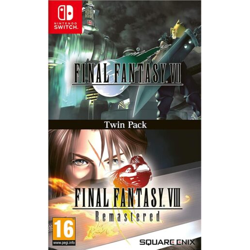 Final Fantasy VII & Final Fantasy VIII Remastered Twin Pack Nintendo Switch (Begagnad)