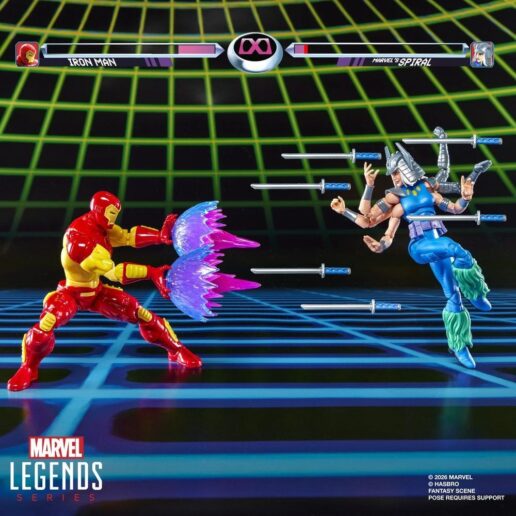 Marvel Games Iron Man Vs Marvels Spiral pack 2 figures 15cm