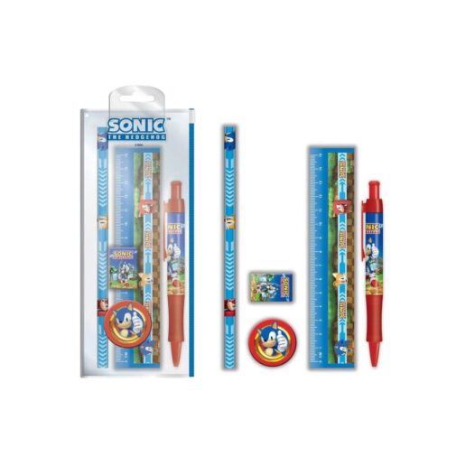 Sonic The Hedgehog stationery set