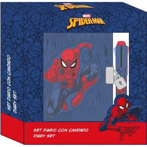 Marvel Spiderman Diary + 4-colour pen