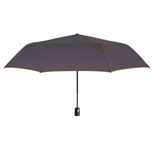 Assorted plain automatic umbrella with trim 54cm