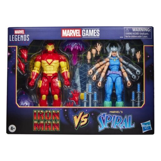 Marvel Games Iron Man Vs Marvels Spiral pack 2 figures 15cm