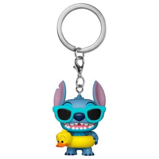 Pocket POP! Nyckelring Disney Lilo & Stitch Stitch i badring