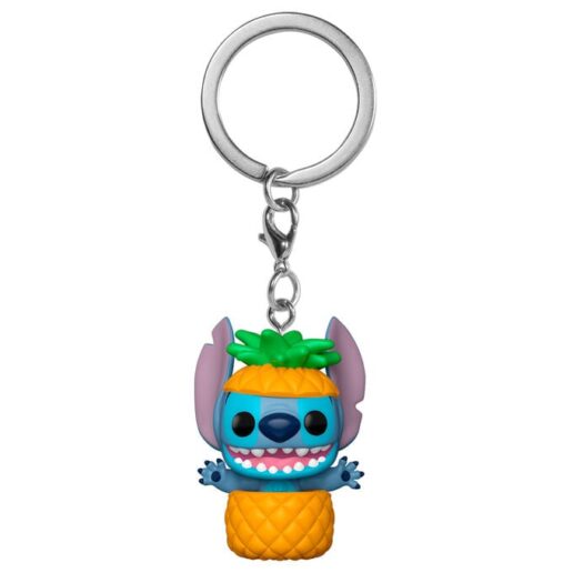 Pocket POP! Nyckelring Disney Lilo & Stitch Stitch i ananas