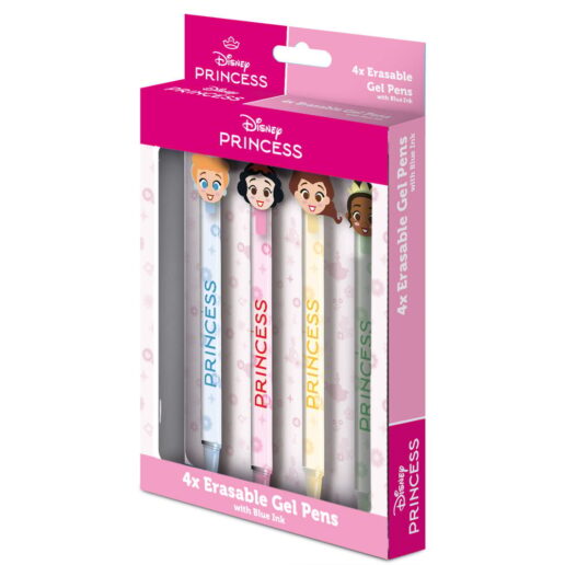Disney Princess pack 4 erasable gel pen