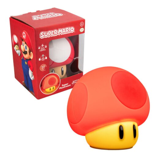 Super Mario Bros SquishyGlo Seta Super Mushroom