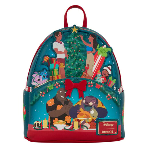 Loungefly Disney Lilo & Stitch Holiday Stitch backpack 26cm