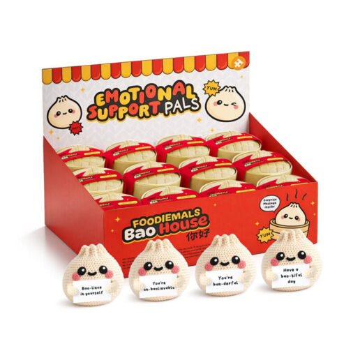 Bao House Bao Bun Foodiemals assorted mystery crochet with comforting messages